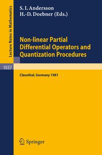 Produktbild: Non-linear Partial Differential Operators and Quantization Procedures