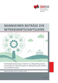 Produktbild: Nachhaltigkeitsbewertung im Rahmen von Merger&Acquisitions