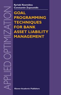 Produktbild: Goal Programming Techniques for Bank Asset Liability Management