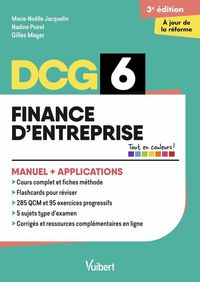 Produktbild: Dcg 6 finance entreprise manuel et
