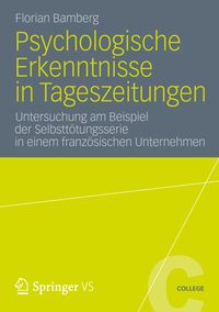 Produktbild: Psychologische Erkenntnisse in Tageszeitungen