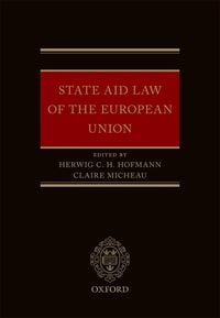 Produktbild: State Aid Law of the European Union
