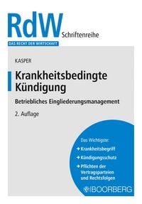 Produktbild: Krankheitsbedingte K&uuml;ndigung
