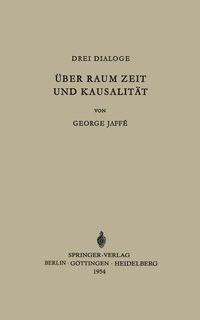 Produktbild: &Uuml;ber Raum, Zeit und Kausalit&auml;t