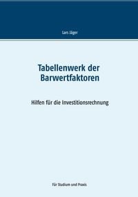 Produktbild: Tabellenwerk der Barwertfaktoren
