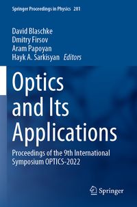 Produktbild: Optics and Its Applications