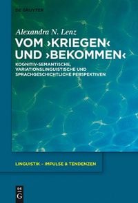 Produktbild: Vom >kriegen< und >bekommen<