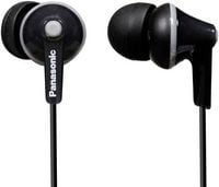 Produktbild: Panasonic RP-HJE125E In Ear Kopfh&ouml;rer kabelgebunden Schwarz