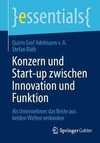Produktbild: Konzern und Start-up zwischen Innovation und Funktion