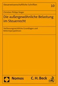 Produktbild: Die au&szlig;ergew&ouml;hnliche Belastung im Steuerrecht