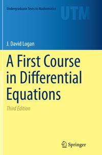Produktbild: A First Course in Differential Equations