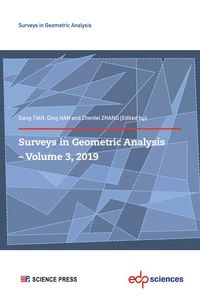 Produktbild: Surveys in Geometric Analysis - Volume 3, 2019