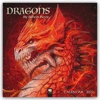 Produktbild: Dragons by Kerem Beyit &ndash; Drachen von Kerem Beyit 2027 &ndash; Original Flame Tree Publishing-Kalender [Kalender]