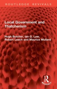 Produktbild: Local Government and Thatcherism