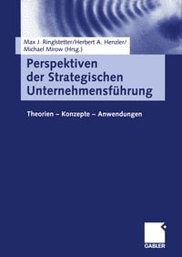 Produktbild: Perspektiven der Strategischen Unternehmensf&uuml;hrung