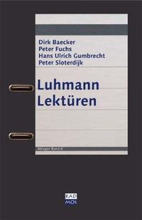 Bild vom Artikel Luhmann Lektüren vom Autor Dirk Baecker