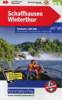 Bild vom Artikel KuF Schweiz Radkarte 1 Schaffhausen-Winterthur vom Autor Hallwag Kümmerly+Frey AG