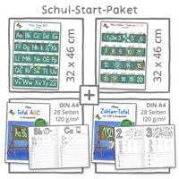 Produktbild: Mein Schul-Start-Paket (2 Lernposter 32 x 46 cm + 2 Schreiblernhefte DIN A4
