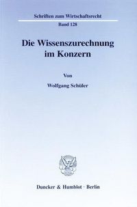 Produktbild: Die Wissenszurechnung im Konzern.