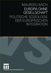 Produktbild: Europa ohne Gesellschaft