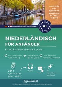Produktbild: Niederl&auml;ndisch f&uuml;r Anf&auml;nger - Ein strukturierter A1-Kurs mit Audio (Nederlands voor Duitstaligen)