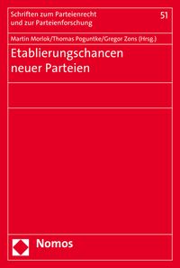 Produktbild: Etablierungschancen neuer Parteien