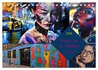 Produktbild: Street Art in London - cool, stylisch und hochprofessionell (Tischkalender 2026 DIN A5 quer), CALVENDO Monatskalender