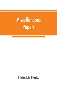 Produktbild: Miscellaneous papers