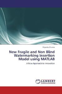 Produktbild: Sharma, P: New Fragile and Non Blind Watermarking Insertion