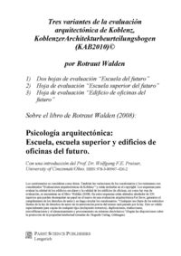 Produktbild: Tres variantes de la evaluaci&oacute;n arquitect&oacute;nica de Koblenz, Koblenzer Architekturbeurteilungsbogen (KAB2010)&copy;