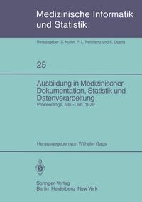 Produktbild: Ausbildung in Medizinischer Dokumentation, Statistik und Datenverarbeitung