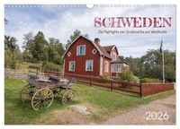Produktbild: Schweden - Die Highlights von Sm&aring;land bis zur Westk&uuml;ste (Wandkalender 2026 DIN A3 quer), CALVENDO Monatskalender