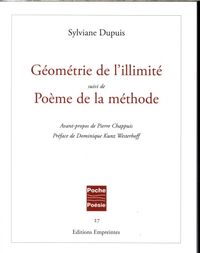 Produktbild: G&eacute;om&eacute;trie de l'illimit&eacute; suivi de Po&egrave;me de la m&eacute;thode
