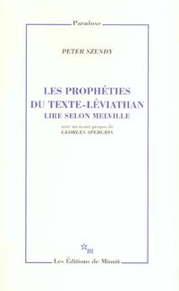 Produktbild: Les proph&eacute;ties du texte-L&eacute;viathan : lire selon Melville