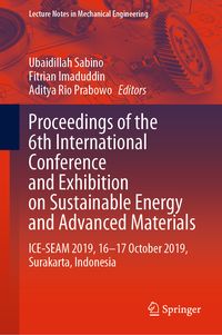 Produktbild: Proceedings of the 6th International Conference and Exhibition on Sustainable Energy and Advanced Materials