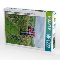 Produktbild: CALVENDO Puzzle Vollernter bei der Weinlese | 1000 Teile Lege-Gr&ouml;&szlig;e 64x48cm Foto-Puzzle f&uuml;r gl&uuml;ckliche Stunden