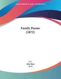 Produktbild: Family Poems (1872)