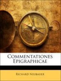 Produktbild: Neubauer, R: Lat-Commentationes Epigraphica