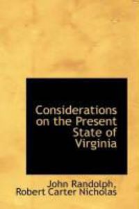 Produktbild: Considerations on the Present State of Virginia