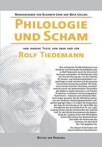 Produktbild: Philologie und Scham