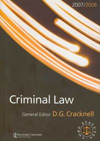 Produktbild: Criminal Law: Routledge-Cavendish Core Statutes Series