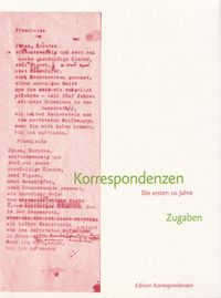 Produktbild: Korrespondenzen