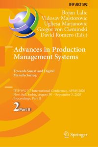 Produktbild: Advances in Production Management Systems. Towards Smart and Digital Manufacturing