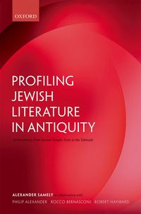Produktbild: Profiling Jewish Literature in Antiquity