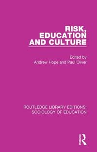 Produktbild: Risk, Education and Culture