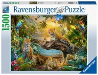 Bild vom Artikel Ravensburger 17435 - Leopardenfamilie im Dschungel, Puzzle, 1500 Teile vom Autor 