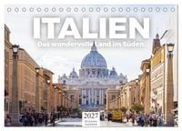 Produktbild: Italien - Das wundervolle Land im S&uuml;den. (Tischkalender 2027 DIN A5 quer), CALVENDO Monatskalender