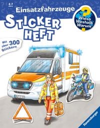 Produktbild: Wieso? Weshalb? Warum? Stickerheft - Einsatzfahrzeuge