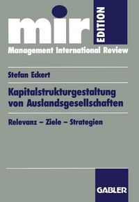 Produktbild: Kapitalstrukturgestaltung von Auslandsgesellschaften