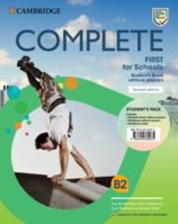Produktbild: Complete First for Schools for Spanish Speakers Student's Pack (Student's Book Without Answers and Workbook Without Answers and Audio)